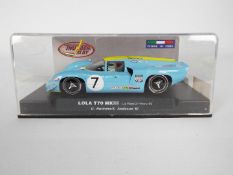 Thunderslot - A boxed Lola T70 MkIII as driven in the 1968 Le Mans 24 Hours by Norinder and
