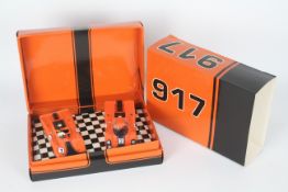 Fly - A boxed twin pack H+T Motor Racing Porsche 917k and a 917C/A.