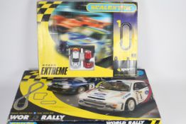Scalextric - 2 x sets in 1:32 scale, # C1048 World Rally with Ford Focus and Subaru Impreza,