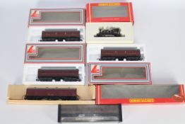 Hornby - Grafar - Lima - 6 x boxed 00 gauge models, a Class OF 0-4-0 LMS loco in black # R.