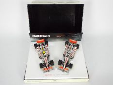 Scalextric - a boxed twin car Vodafone McLaren Mercedes MP4-22 Challenge set from 2007. # 6325.