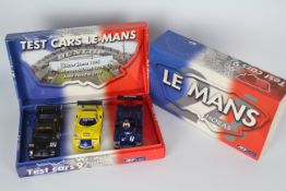 Fly - A box three car Le Mans Test Car set with a 95 Lister Storm,