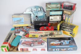 Scalextric - Guillow's - Majorette - A collection of items including models kits,