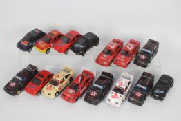 Scalextric - 15 x unboxed Ford slot cars in 1:32 scale including nine Sierra RS Cosworth models and