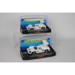 Scalextric - Two boxed Scalextric C2916 Chaparral 2F RN4 1:32 scale slot cars from the Scalextric