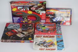 Golden Bright - Li-Lo - Sander - 5 x boxed micro racer sets including Mini Cooper Chase,