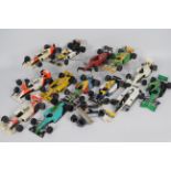 Tamiya - A collection of 13 x unboxed Formula 1 cars in 1:20 scale for spares or restoration.