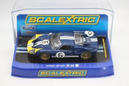 Scalextric - A boxed Scalextric C3097 Ford GT40 Mk11 1966 'Andretti/Bianchi' RN6 1:32 scale slot
