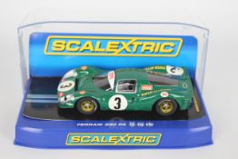 Scalextric - A boxed Scalextric C3098 Ferrari 330 P4 'Piper/Attwood' RN3 1:32 scale slot car from