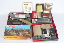 Wills - Ratio - Pola - A collection of OO/HO scale railway layout scenery building parts and pieces