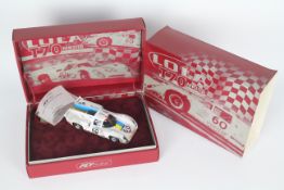 Fly - A boxed limited edition Lola T70 MkIIIB in race weathered finish as driven in the 1969