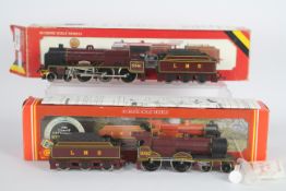 Hornby - 2 x boxed 00 gauge LMS steam locos, # R.