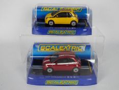 Scalextric - Two boxed Scalextric 1:32 scale Fiat Cinquecento slot cars.