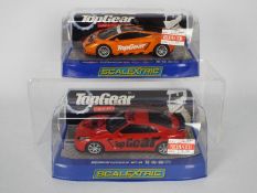 Scalextric - Two boxed Scalextric 'Top Gear' 1:32 scale slot cars.