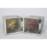 Scalextric - 2 x boxed 2004 Moto GP bikes,