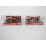 SCX - 2 x boxed Arrows F1 cars in Orange livery,