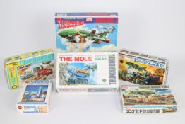 IMAI, A bundle of Gerry Anderson six boxed vintage plastic model kits from IMAI.