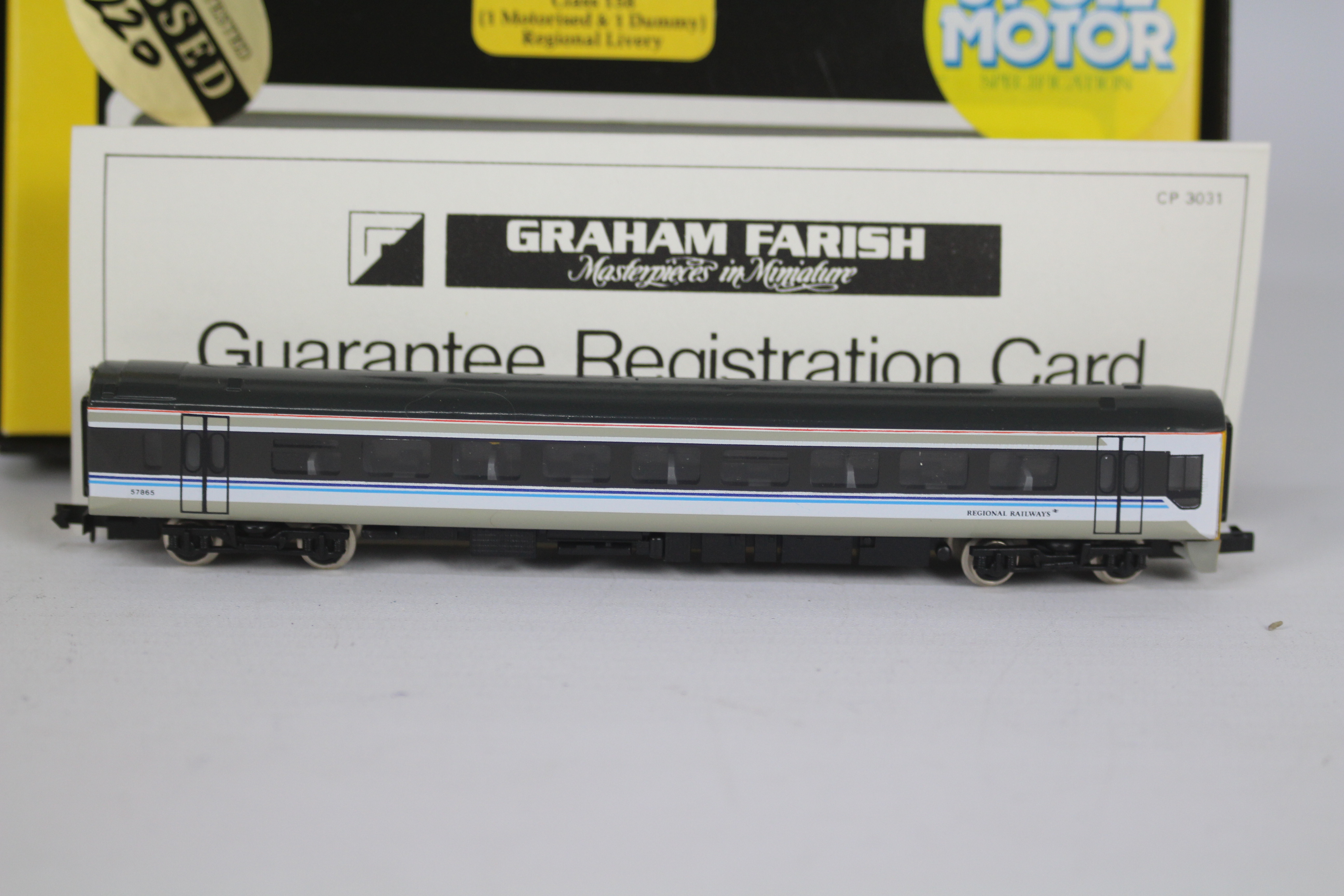 Graham Farish - two N gauge multi-car sets comprising three-car set No. 8748 and two-car set No. - Image 3 of 4