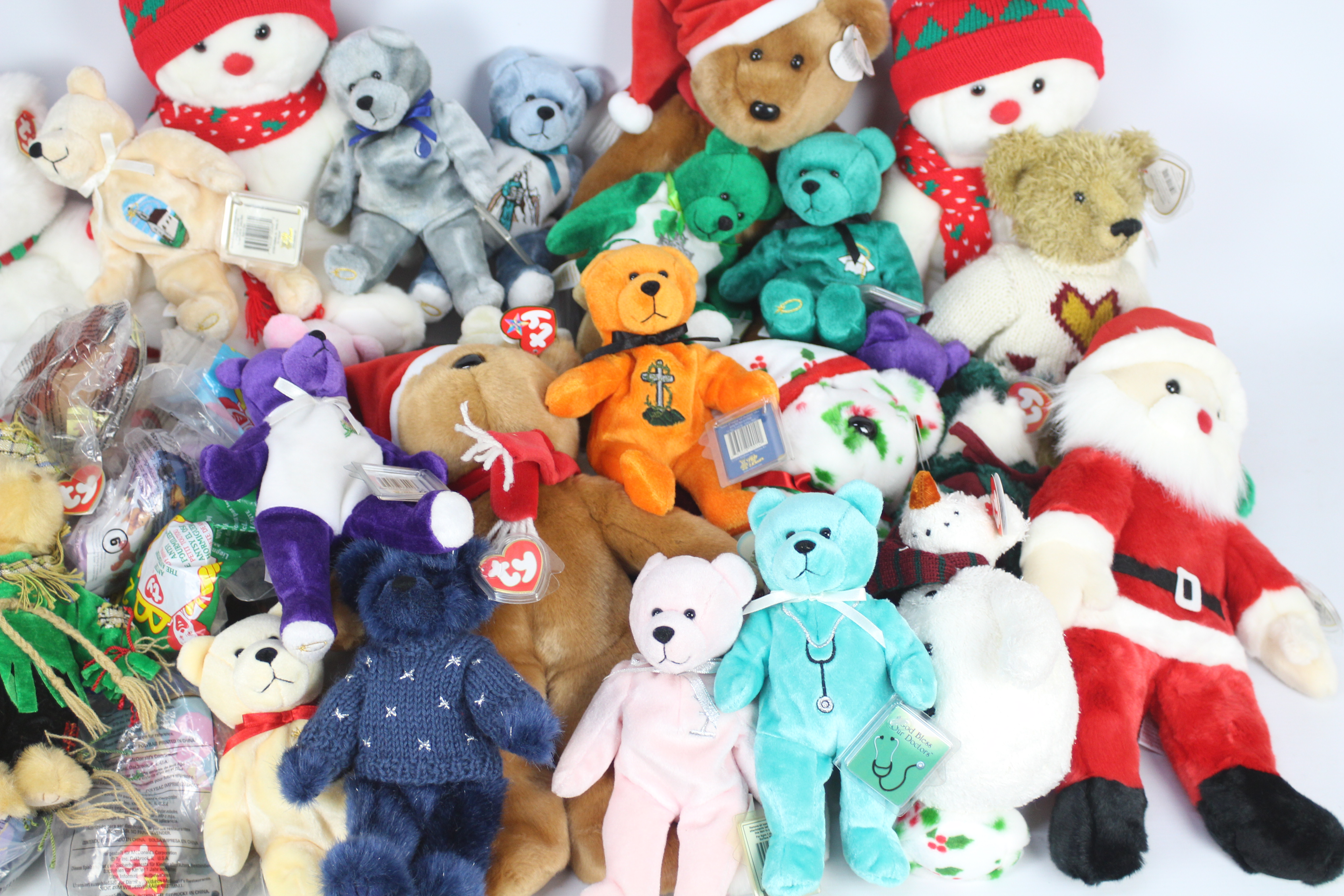 Ty Beanie, Holy Bears, - The Beanie Babies,Christmas Beanie Buddies, - Image 3 of 3