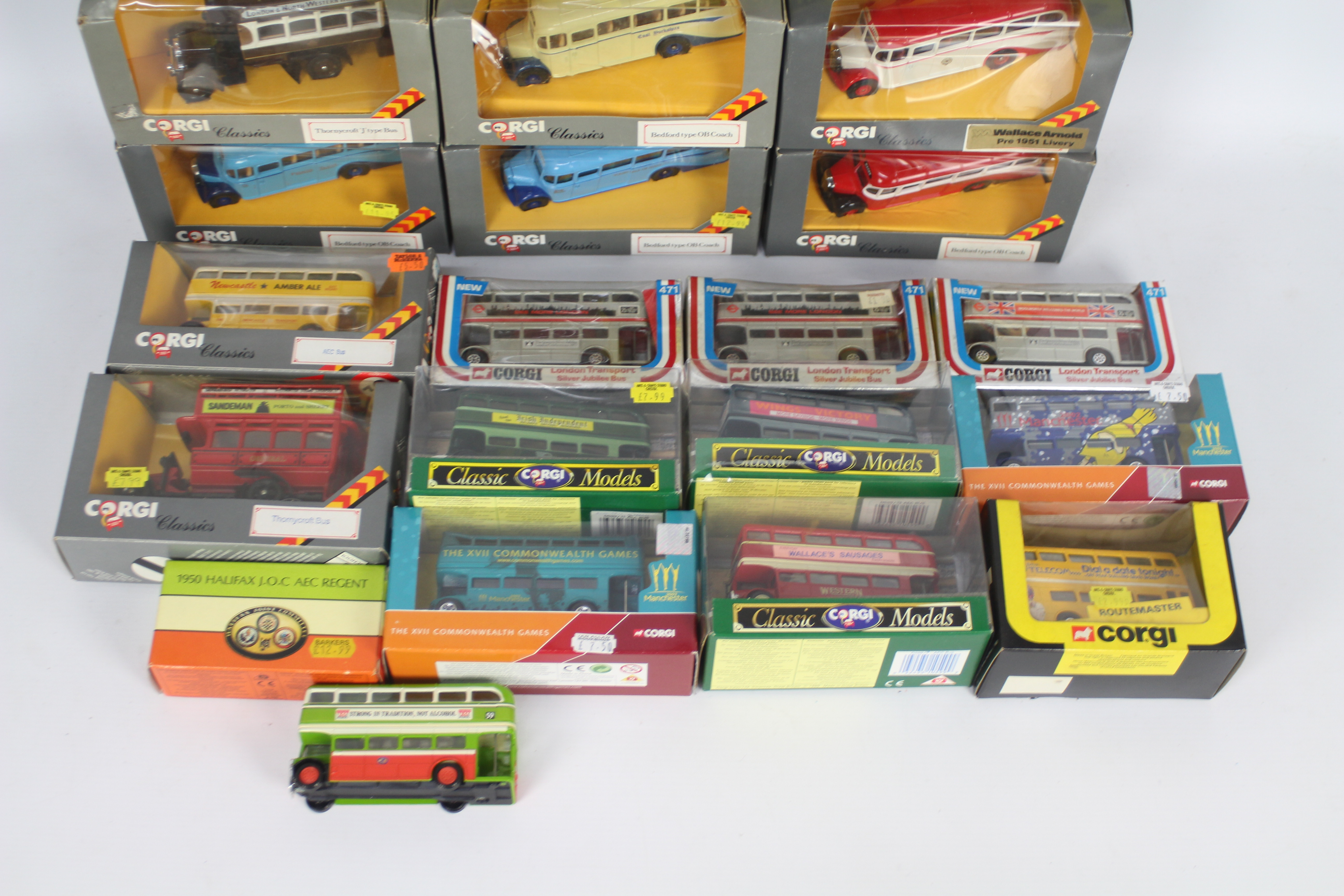 Corgi - 25 x boxed bus models including # 471 Silver Jubilee Routemaster in See More London livery - Image 3 of 3