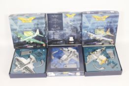 Corgi - 3 x boxed Aviation Archive 'Military' die-cast model kits with a 1:144 scale - Lot includes