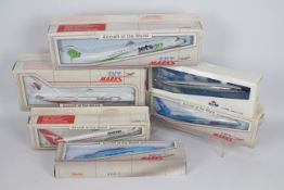 Sky Marks Aircraft of the World - five boxed highly detailed 'clip-together' models comprising