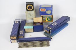 Hornby Dublo - 9 x boxed items including # EDA1 Curved Rails (3 rail) x 3,