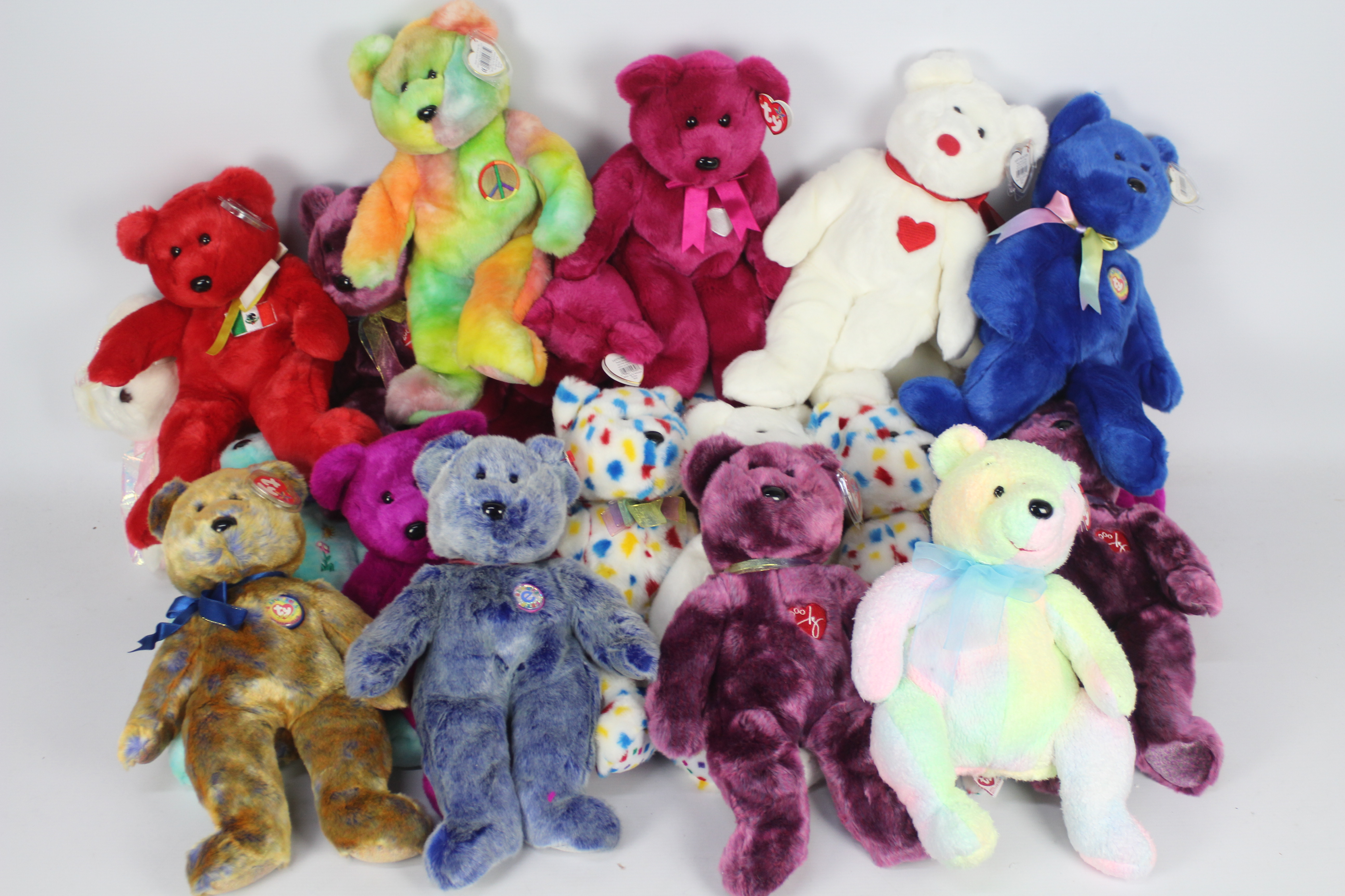 Ty Beanie - The Beanie Buddies collection - A large quantity of 21 x first generation Ty Beanie