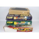 Ideal - 3 x boxed TCR Total Control Racing sets, # 1665-9 Zigzag Jam Raceway,