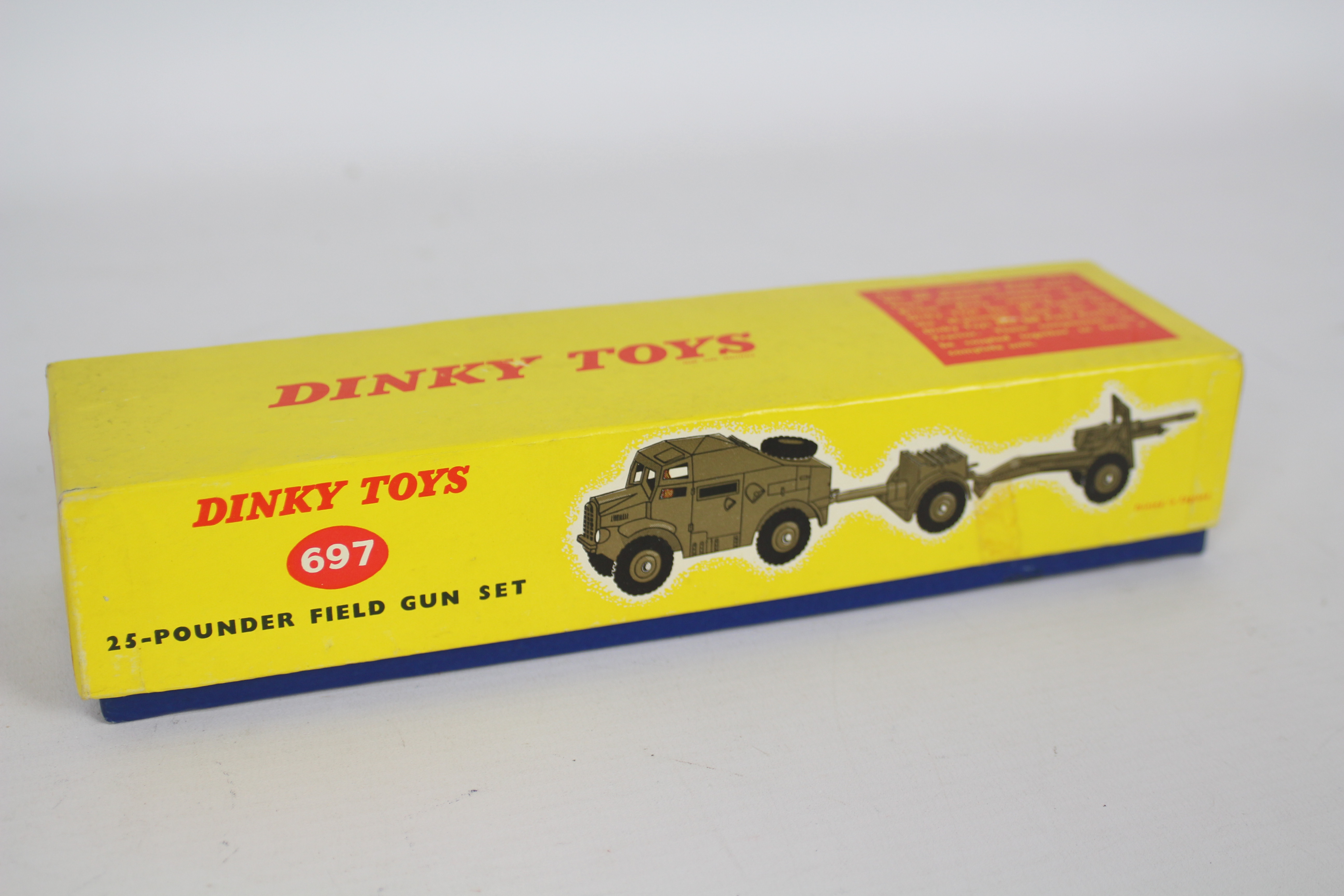 Dinky - A boxed Dinky # 697 25-Pounder Field Gun Set. - Image 5 of 5