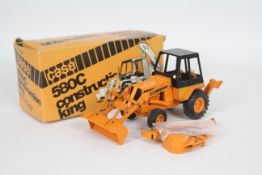 Gescha - A boxed Case 580C Construction King Backhoe-Loader. # 293.