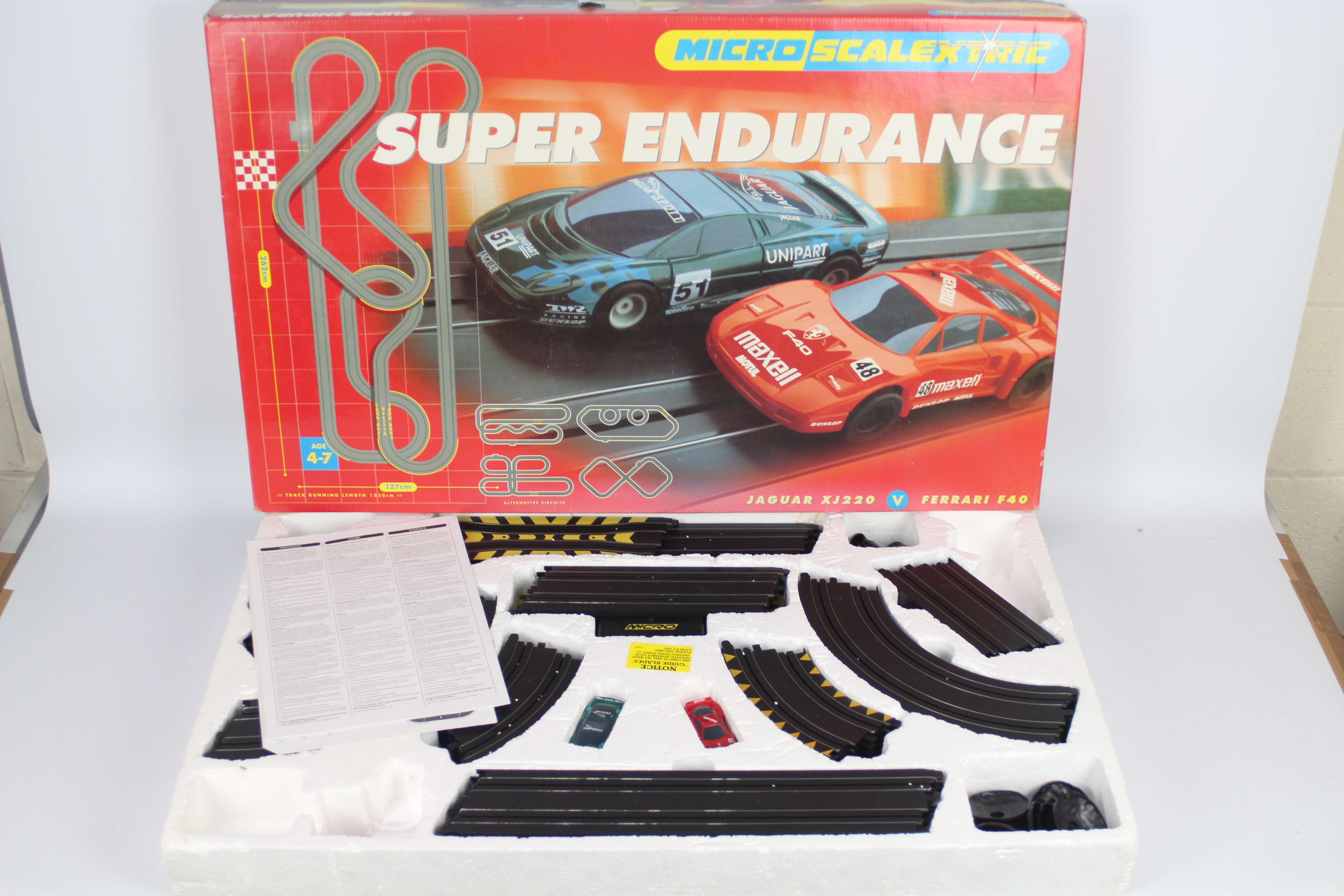 Scalextric - 2 x boxed # G090 Micro Scalextric Super Endurance sets in 1:64 scale. - Image 2 of 4