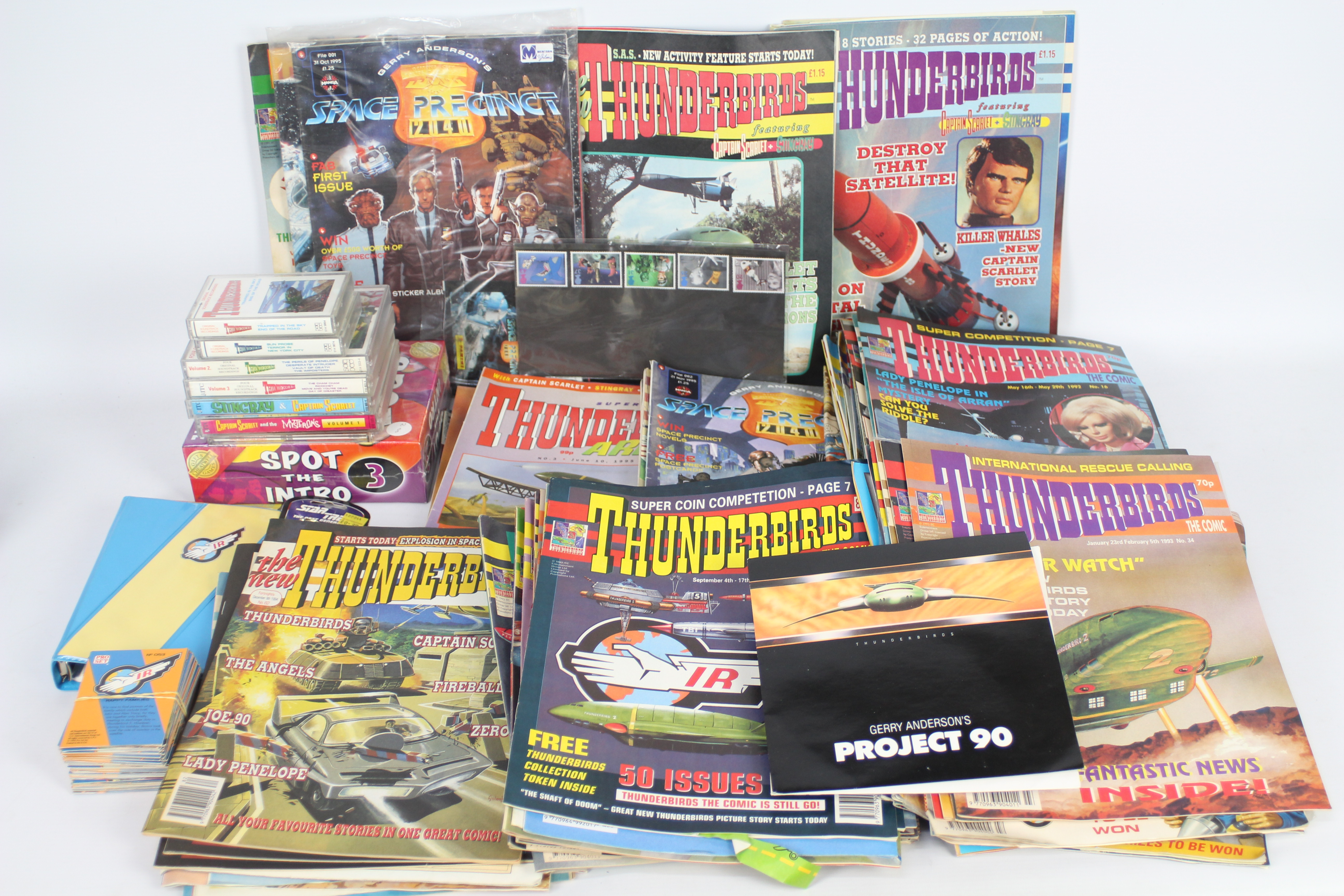 Thunderbirds, Space Precinct, Captain Scarlet,