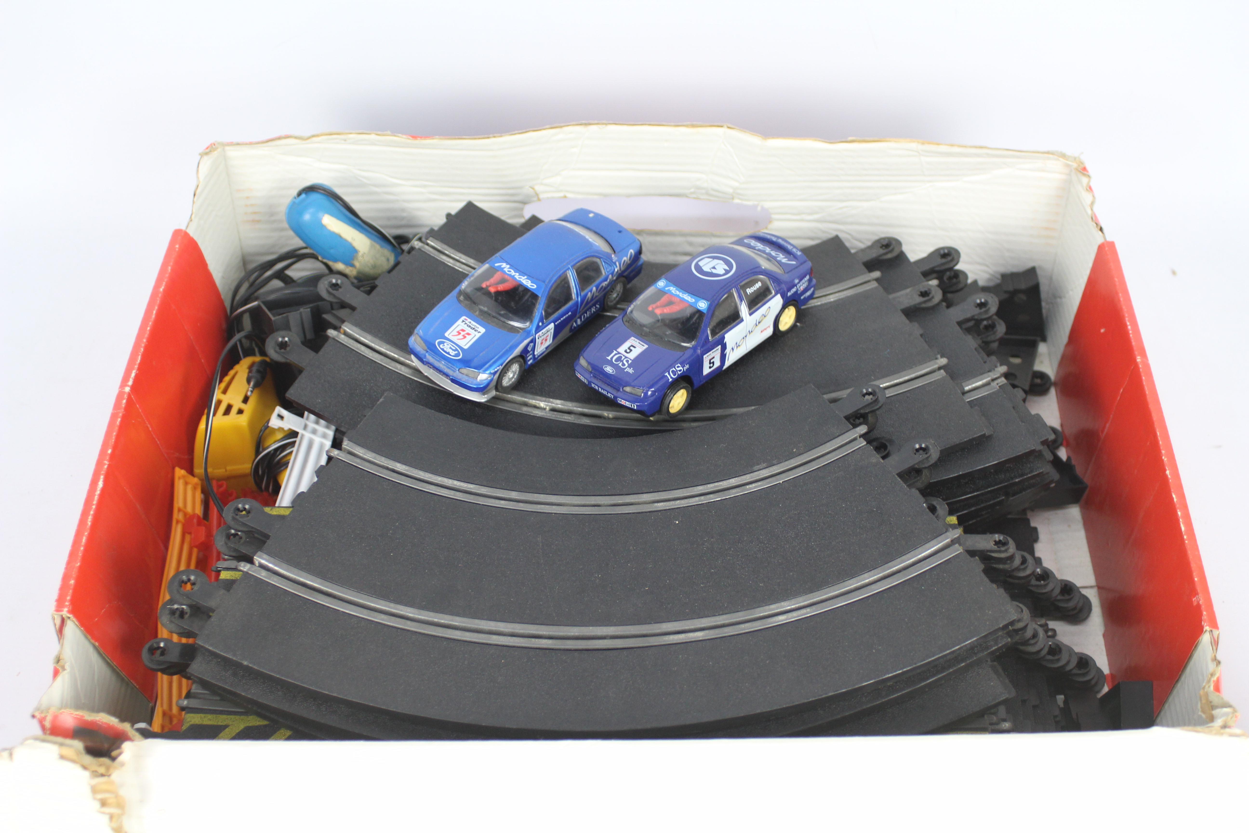 Scalextric - 2 x boxed sets # C805 Eurocars and # C650 Banger Raceway. - Image 4 of 5
