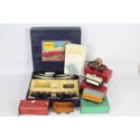 Hornby - A boxed O gauge M1 Goods Train Set and 4 x boxed wagons,
