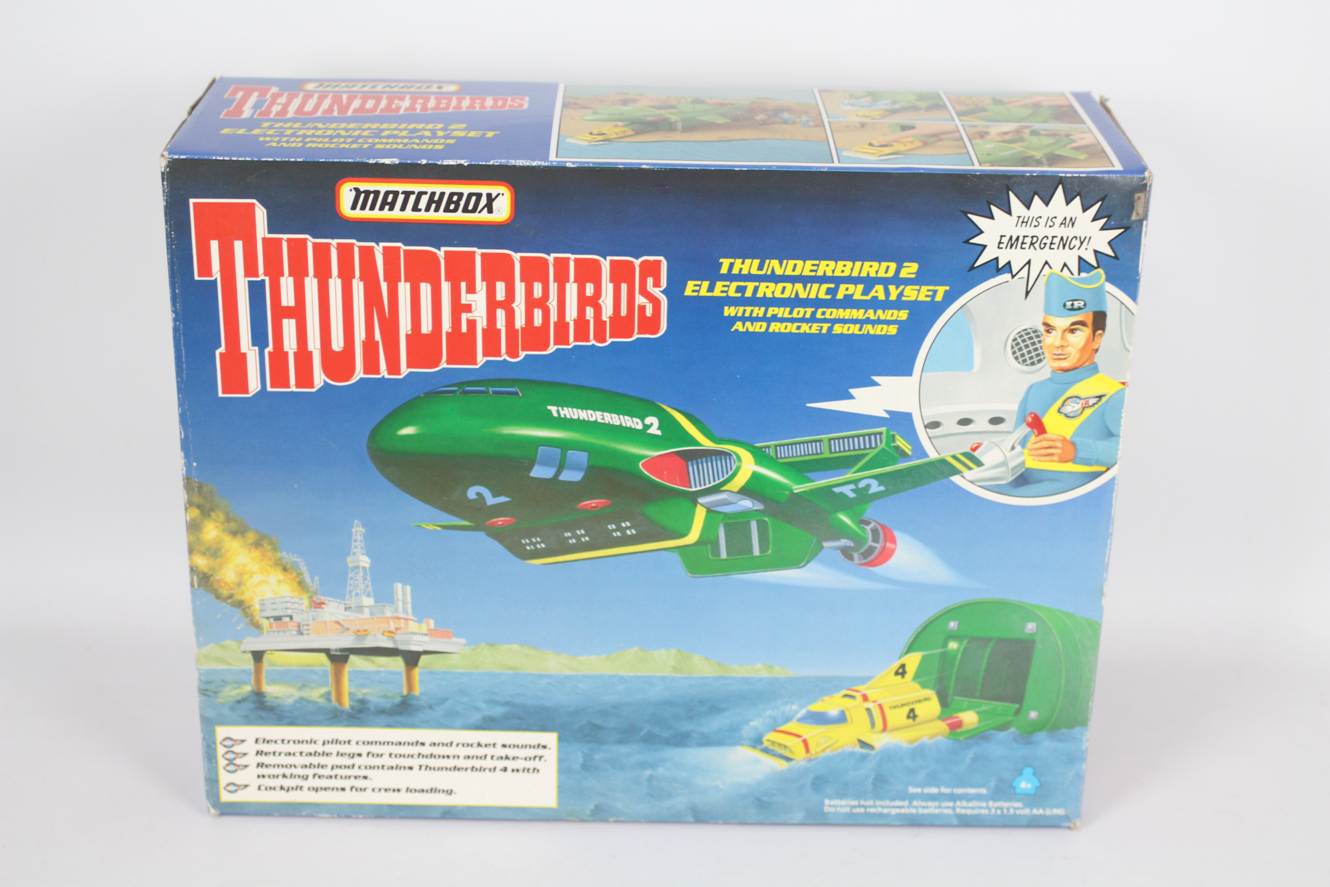 Matchbox - A boxed Matchbox 'Thunderbirds' 'Thunderbird 2 Electronic Playset'. - Image 3 of 3