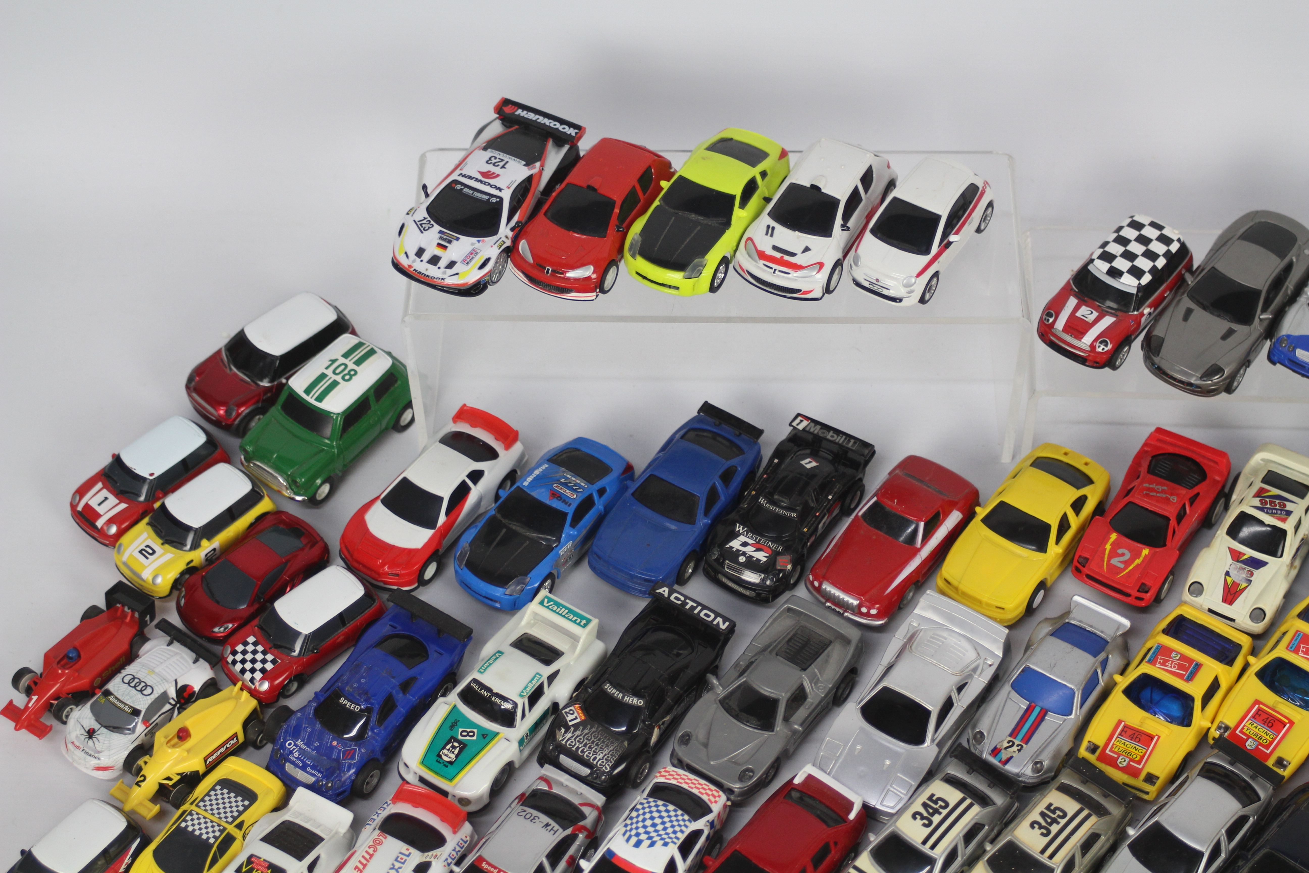 Scalextric - Carrera - A collection of 74 x unboxed small scale slot cars including some Micro - Image 2 of 4