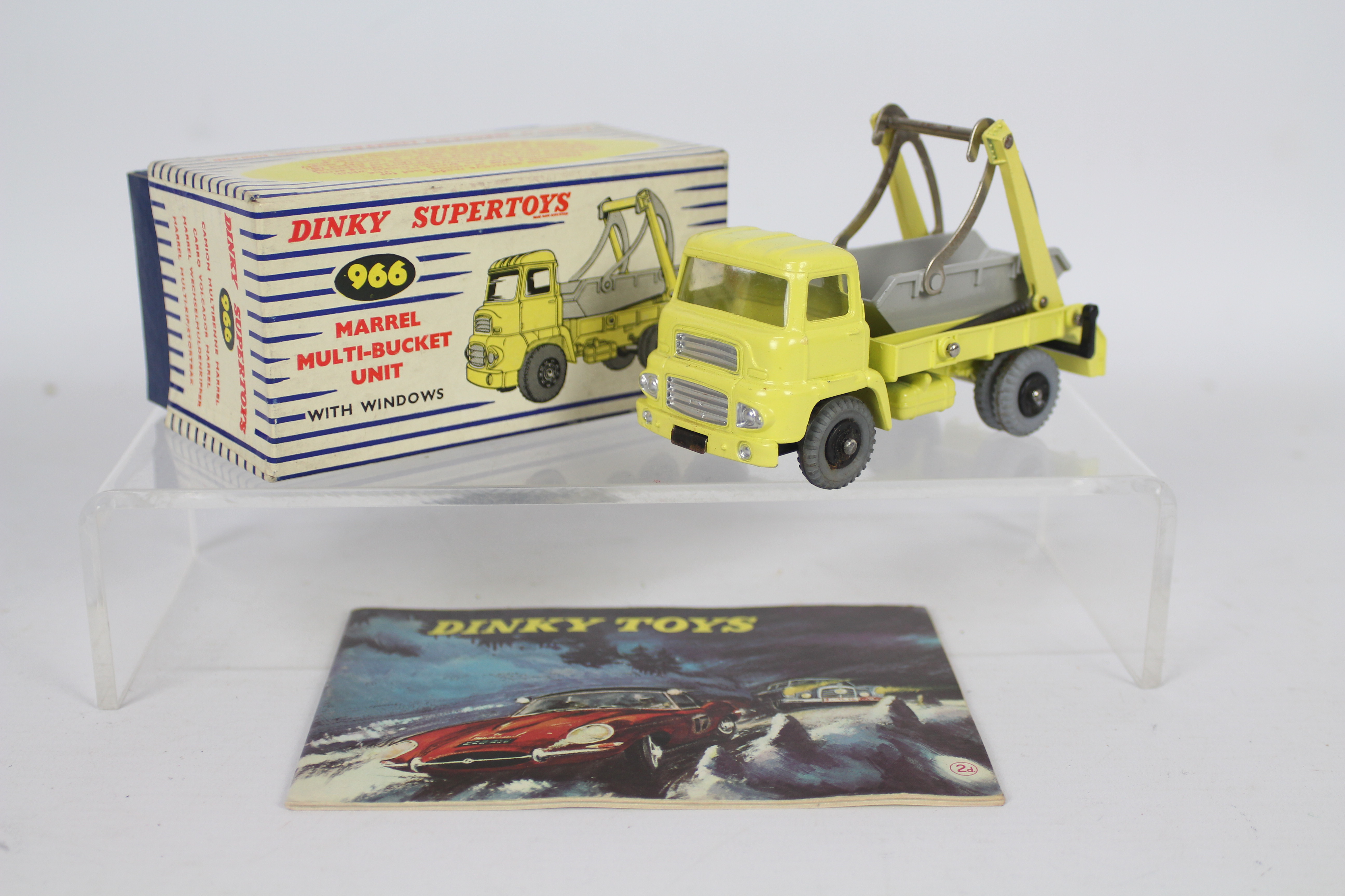 Dinky - A boxed Dinky # 966 Marrel Multibucket Skip Lorry.