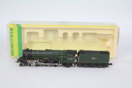 Minitrix - an N gauge locomotive and tender, 4-6-2 Flying Scotsman, op no 60103,