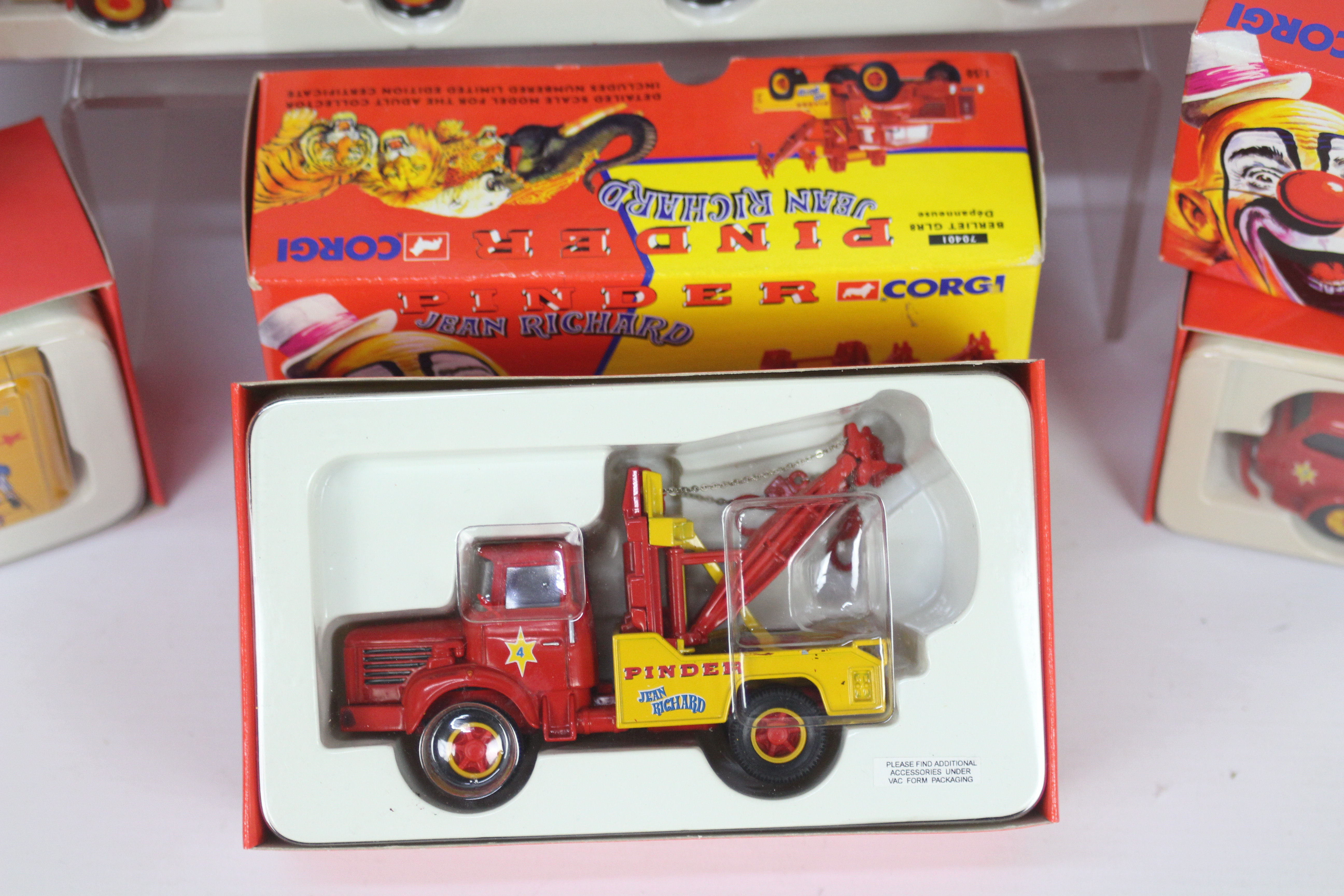 Corgi - four Corgi Jean Richard Pinder Circus diecast models comprising #71402 Renault Faineant, - Image 2 of 2