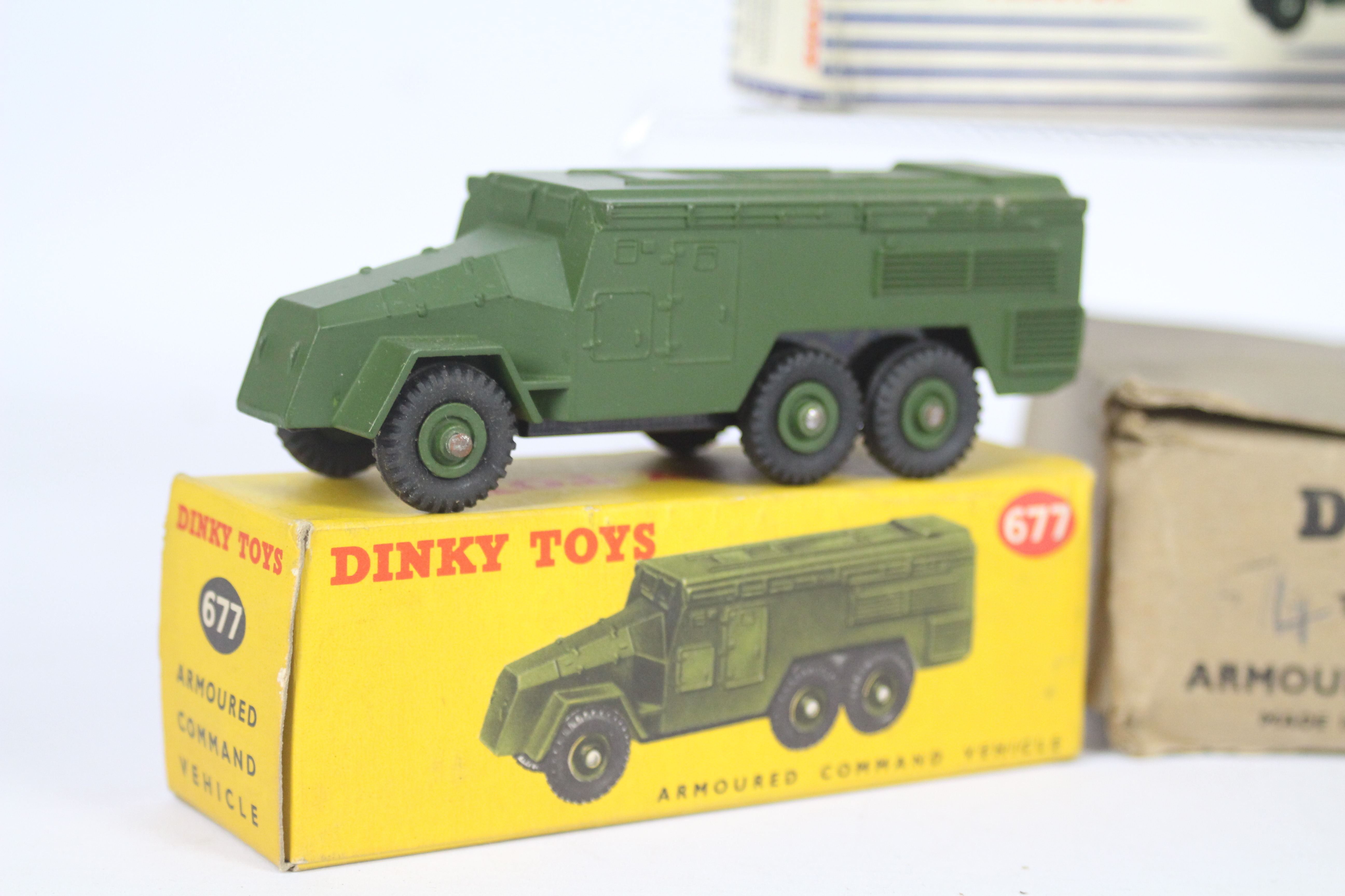 Dinky - 3 x Military vehicles two of which are boxed and one is loose, - Image 2 of 3