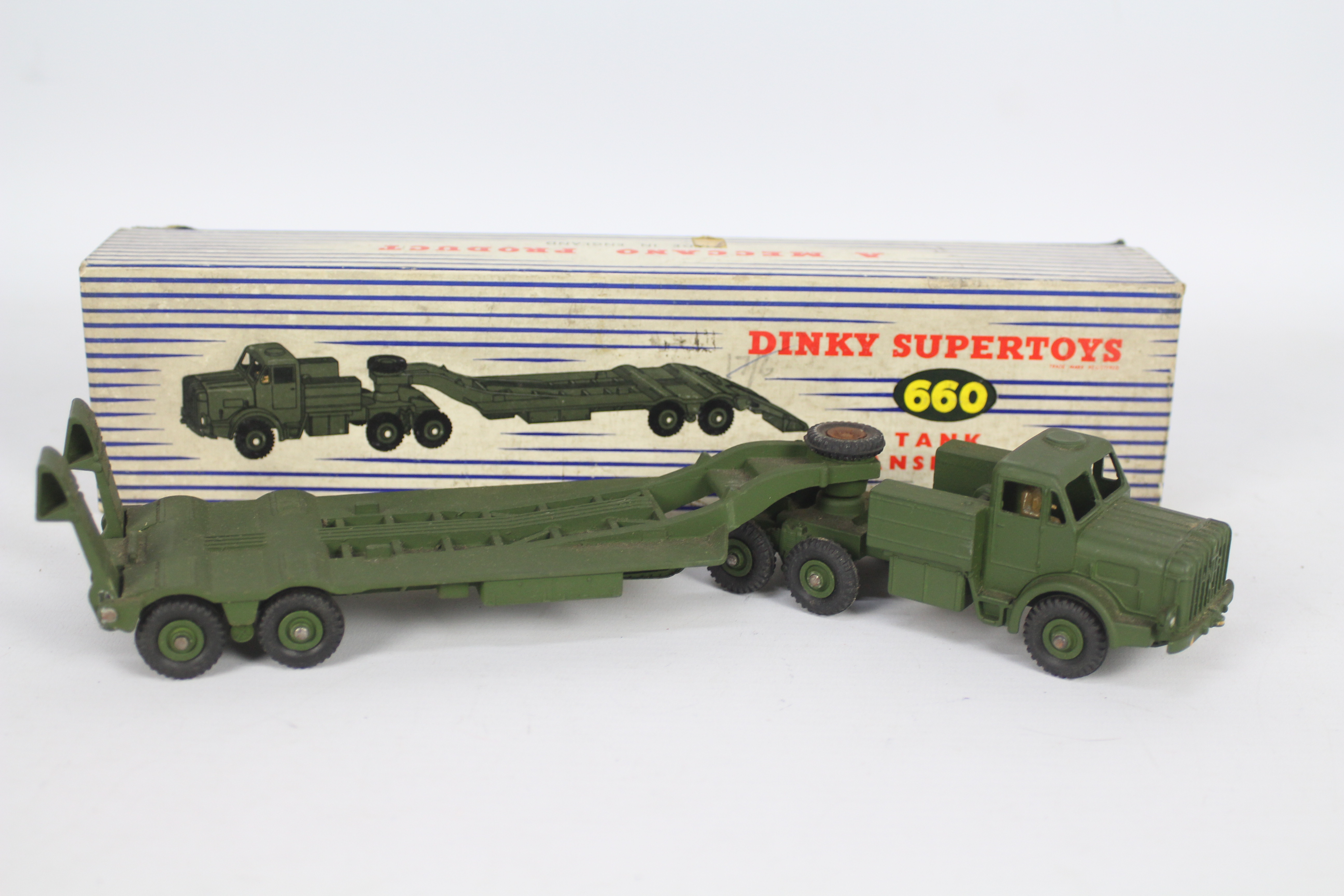 Dinky - A boxed Dinky # 660 Mighty Antar Tank Transporter. - Image 2 of 3