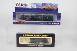 Graham Farish - an N gauge Tank locomotive 2-6-2 GWR green livery op no 3112,