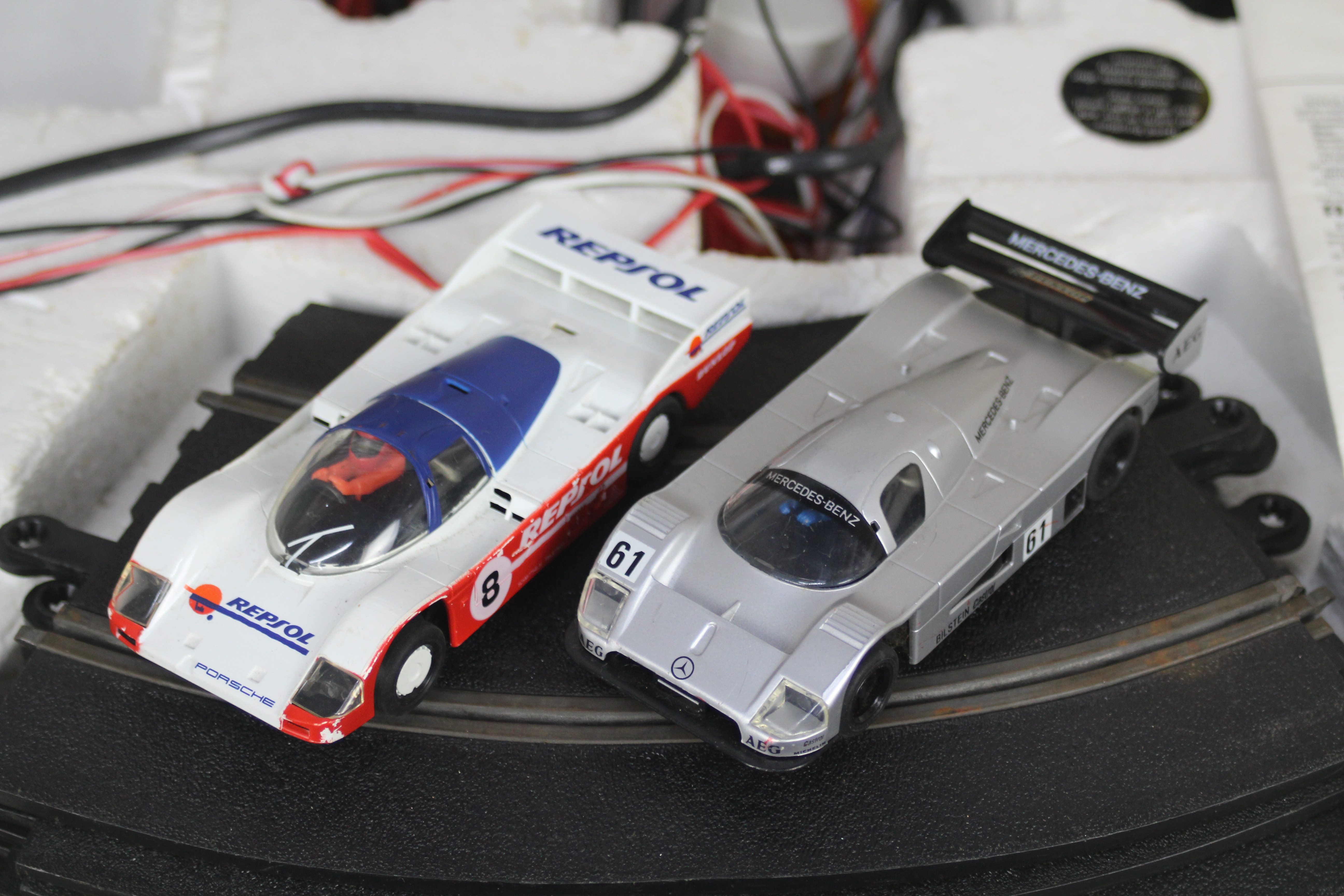 Scalextric - 2 x vintage boxed sets, # C742 Le Mans set with Porsche and Jaguar cars, - Image 6 of 6