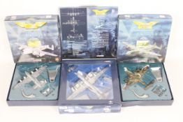 Corgi - 3 x boxed Aviation Archive 'Military' die-cast model kits with a 1:144 scale - Lot includes