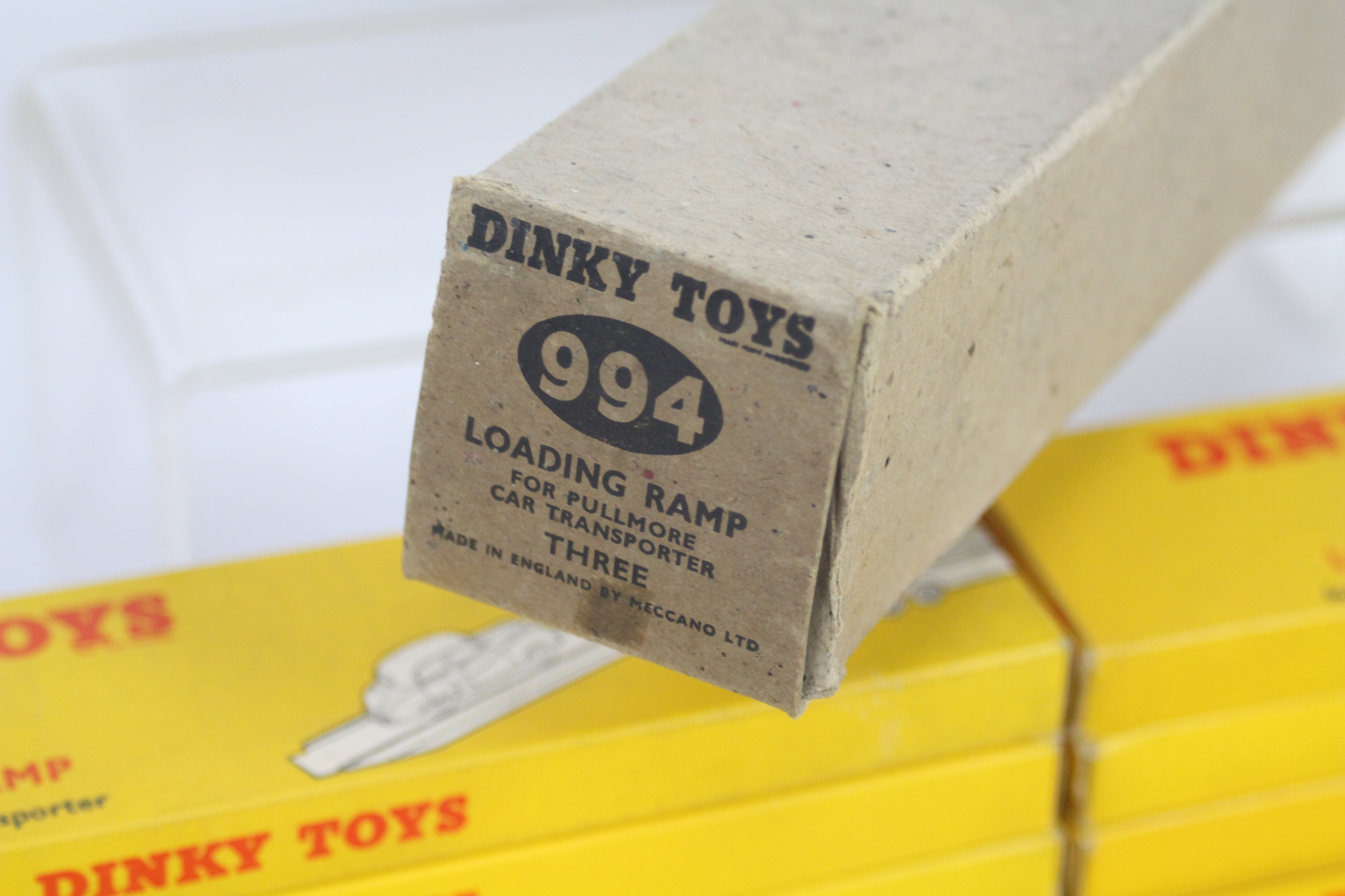 Dinky - 13 x boxed # 994 Loading Ramps for Pullmore Car Transporters including three in a trade box. - Image 4 of 4