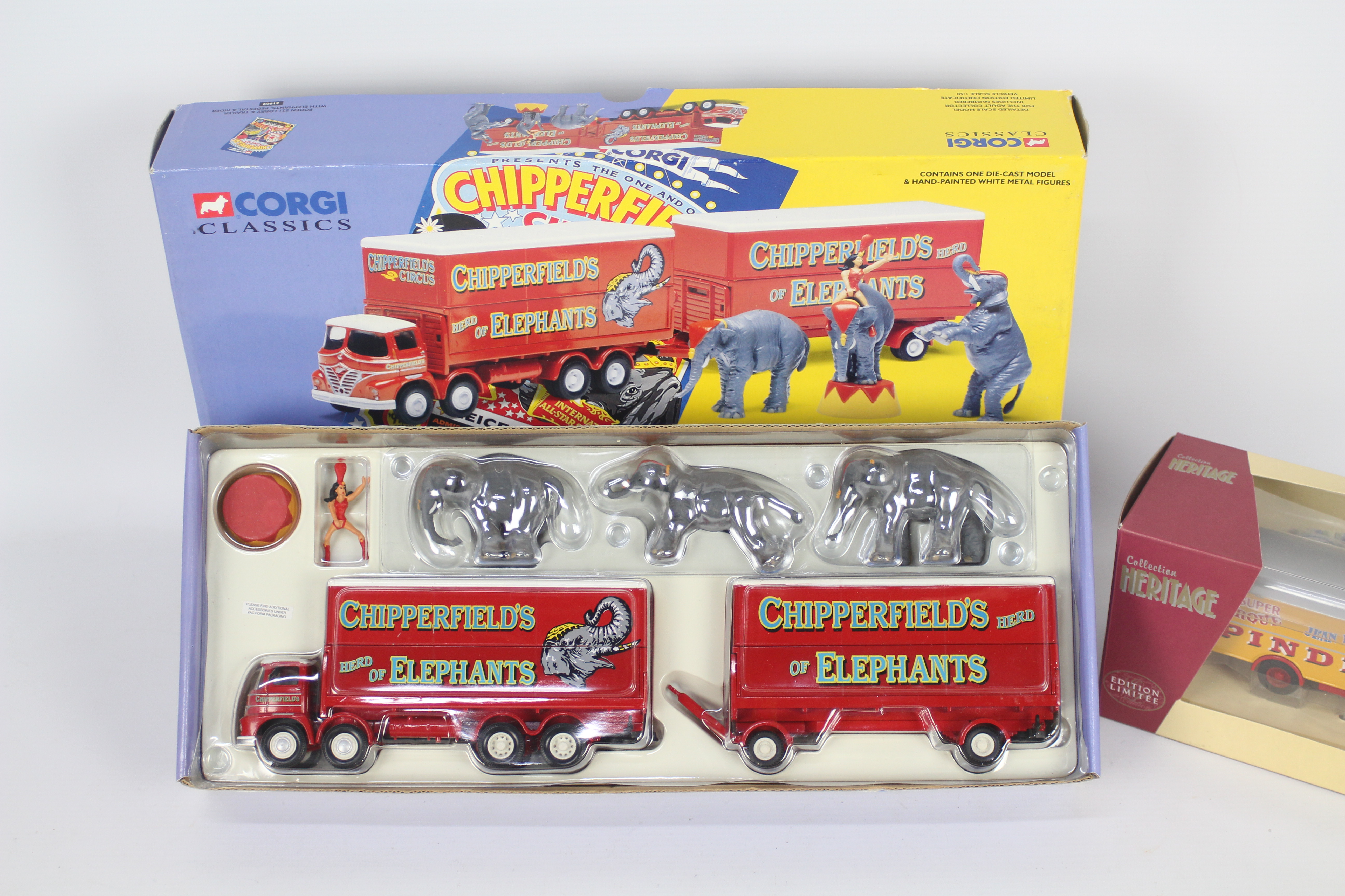 Corgi - a Corgi Limited Edition Heritage Collection Jean Richard Pinder diecast model #72802 and a - Image 2 of 3