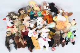 Ty Beanie - The Beanie Babies Collection - A large quantity of 50 x first generation Ty Beanie Baby