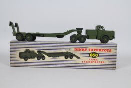 Dinky - A boxed Dinky # 660 Mighty Antar Tank Transporter.