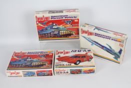 IMAI, Captain Scarlet, Gerry Anderson - Four boxed 'captain Scarlet' themed plastic model kits.